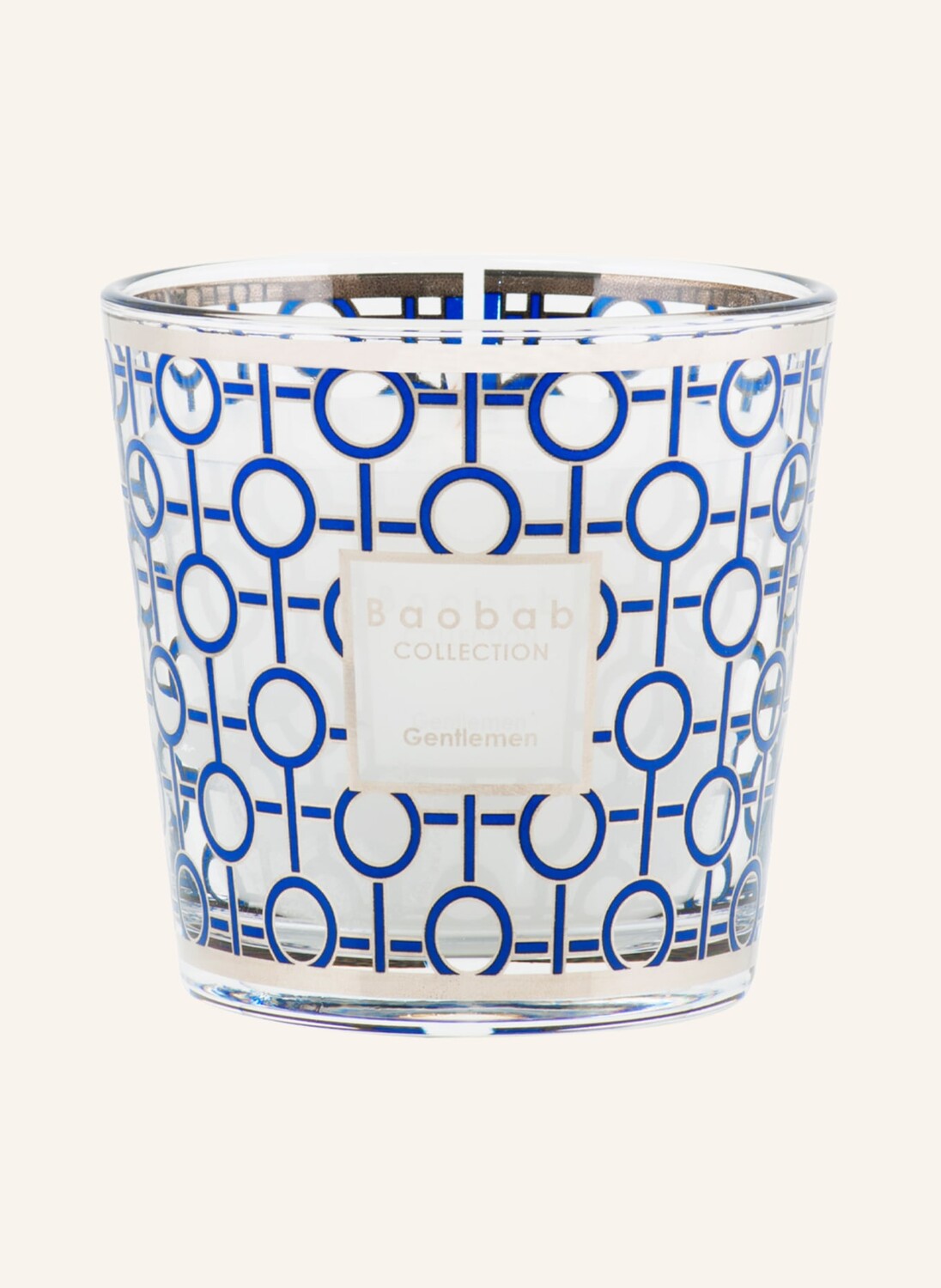 

Ароматическая свеча джентльмены Baobab COLLECTION, белый/синий/платиновый