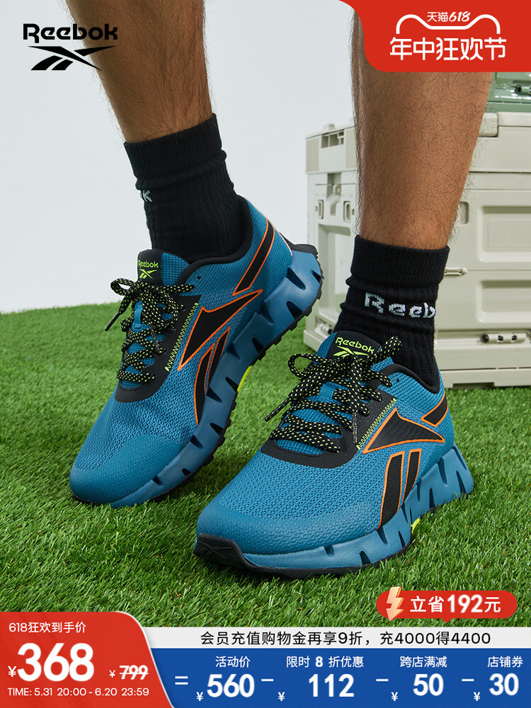 

Кроссовки мужские Reebok Zig Dynamica 2 Adventure, синий, Серый, Кроссовки мужские Reebok Zig Dynamica 2 Adventure, синий
