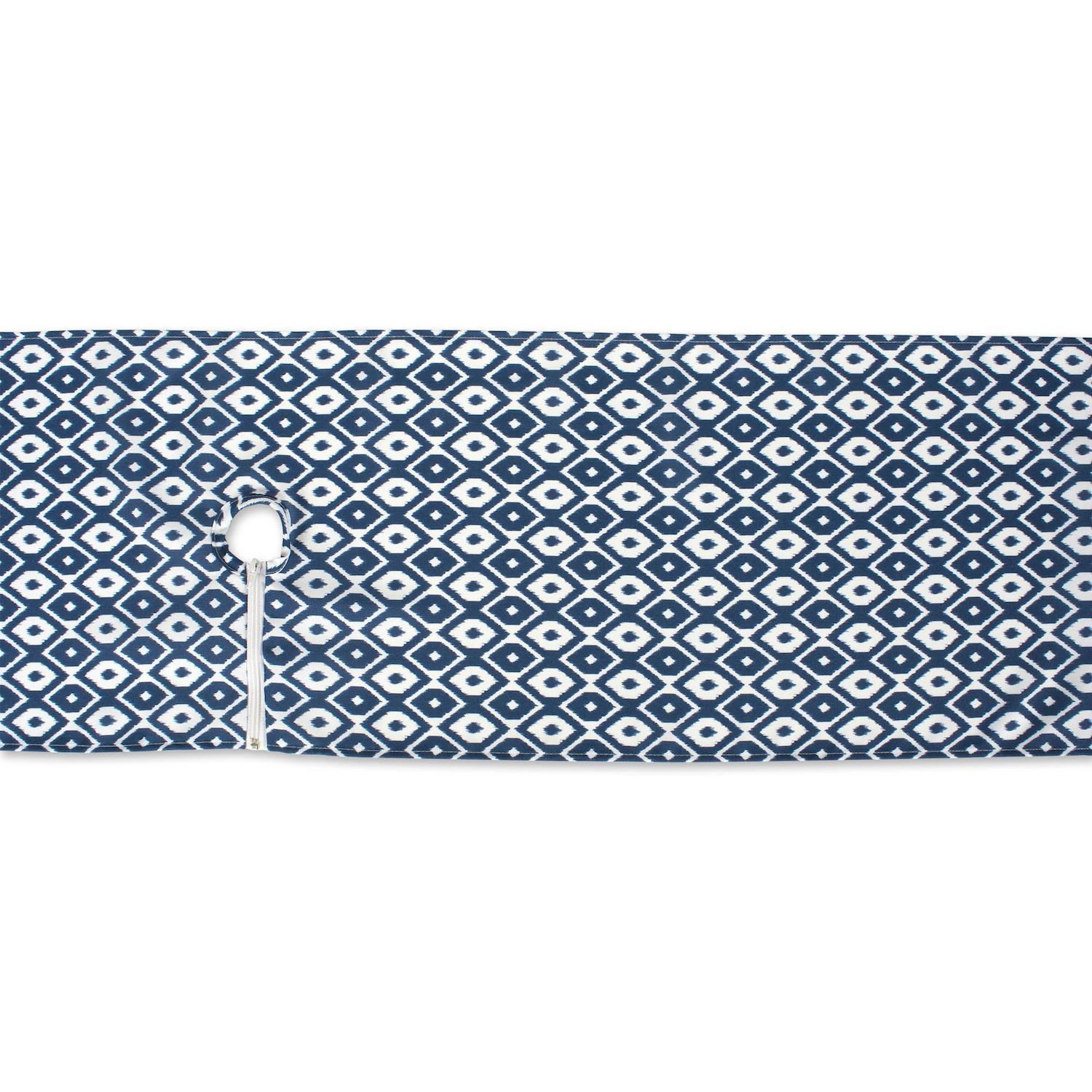 108-дюймовая сине-белая прямоугольная настольная дорожка для улицы с застежкой-молнией