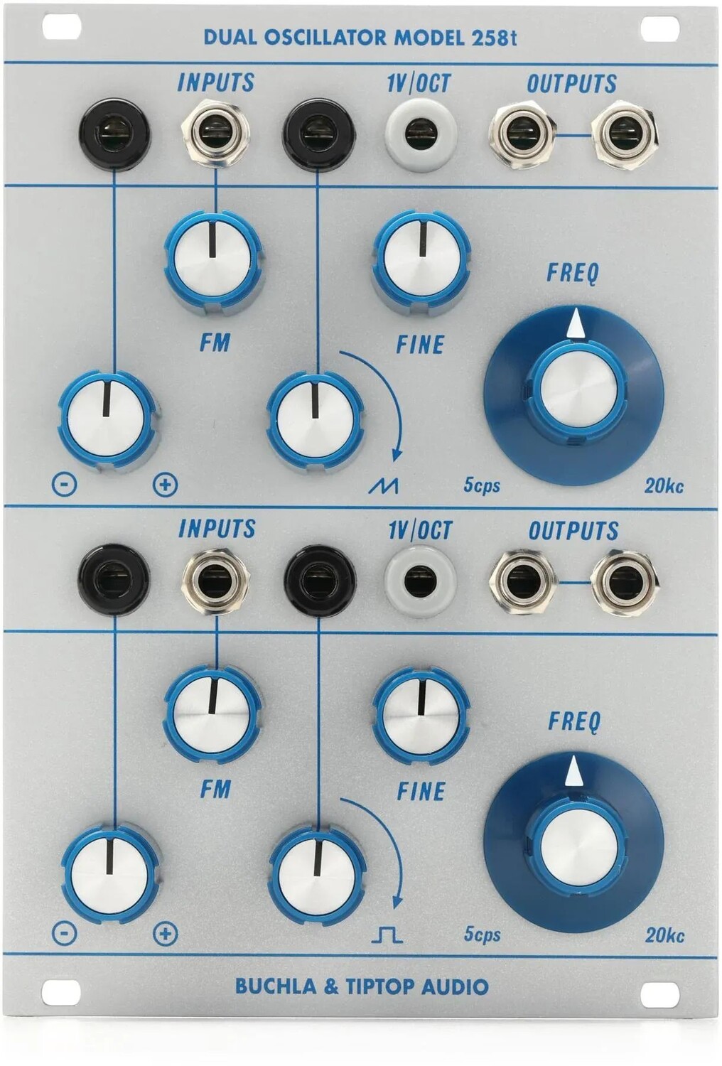

Модуль Tiptop Audio Buchla 258t с двумя осцилляторами Eurorack