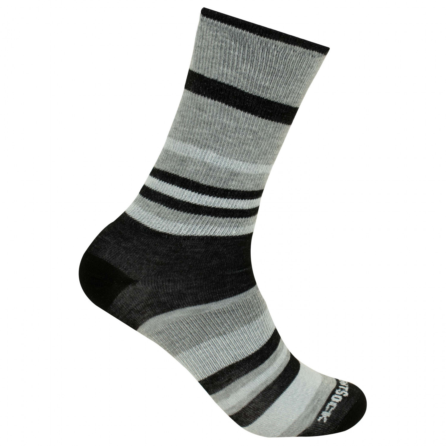 

Походные носки Wrightsock Eco Explore Crew, цвет Black Stripes