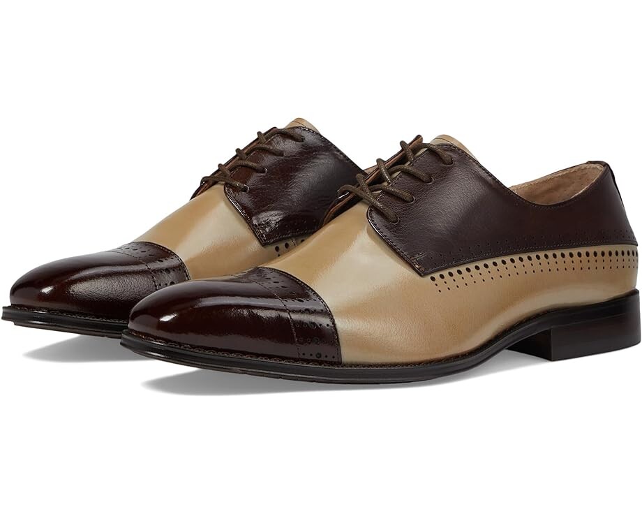 

Оксфорды Stacy Adams Cabot Cap Toe, цвет Brown Multi