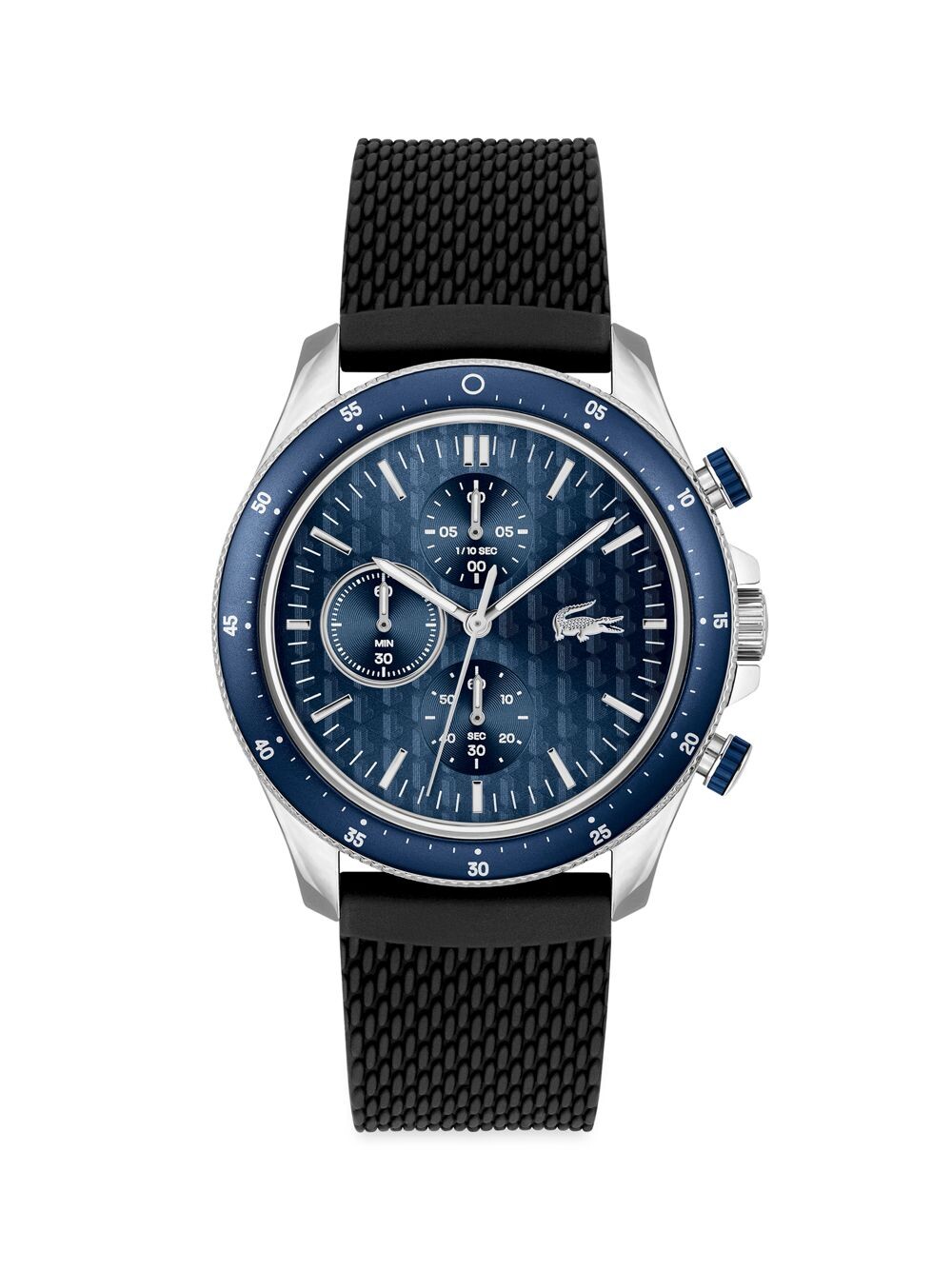 

Часы Neoheritage Chronograph 36MM с силиконовым ремешком Lacoste, черный