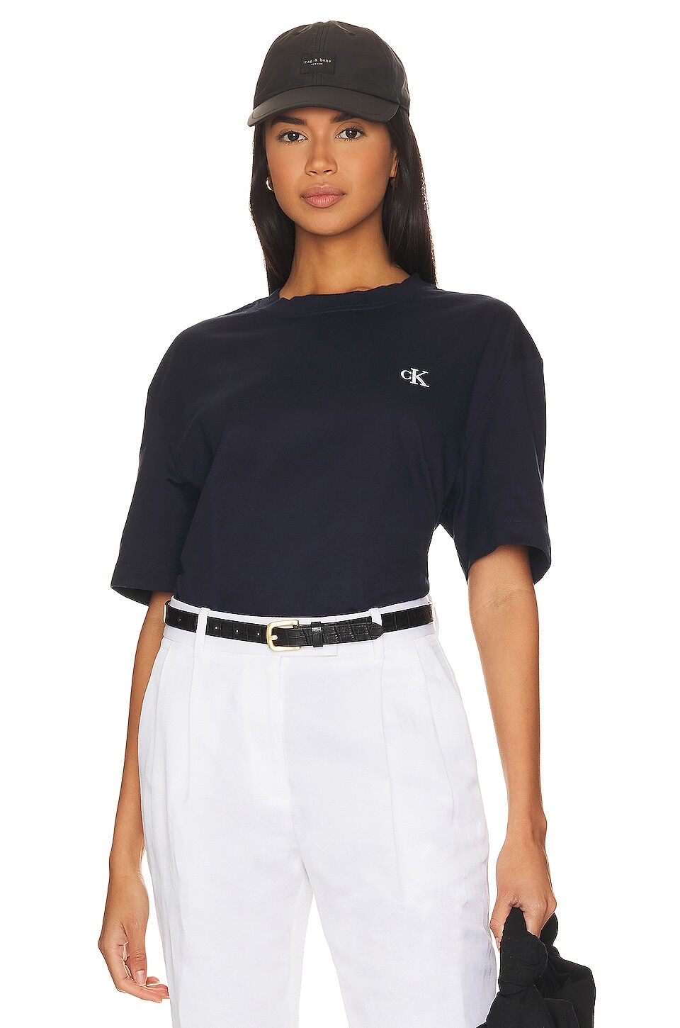 

Футболка Calvin Klein Archive Logo Relaxed Short Sleeve, цвет Dark Sapphire