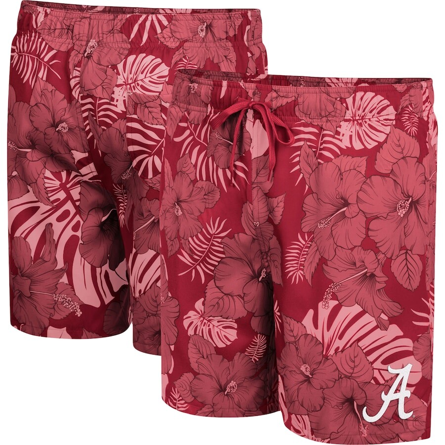 

Пляжные шорты Colosseum Alabama Crimson Tide, малиновый