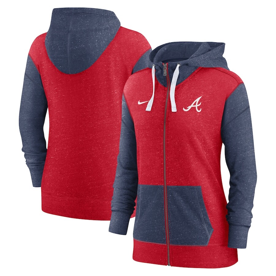 

Толстовка на молнии Nike Atlanta Braves, красный