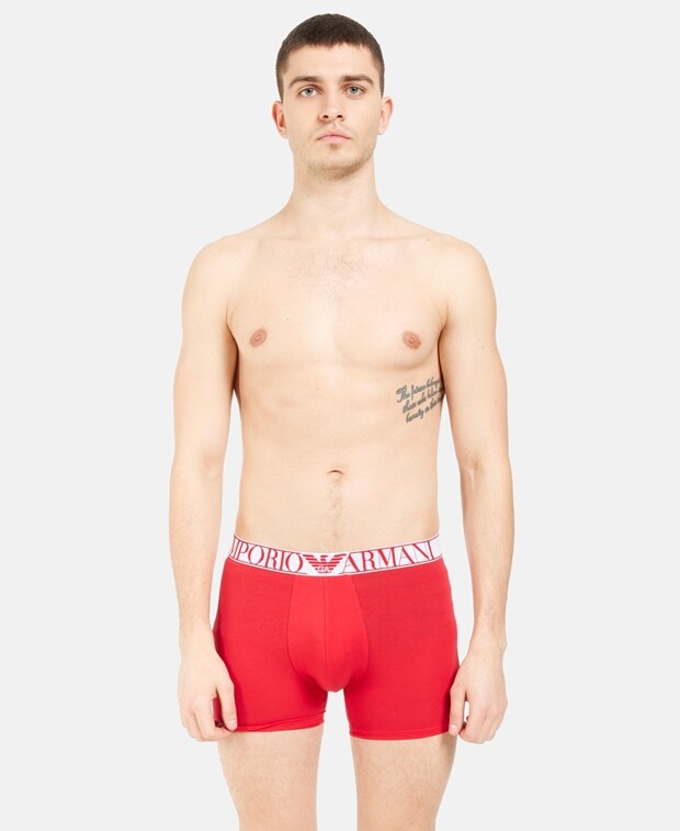 

Шорты-боксеры, 2 шт. Emporio Armani, антрацит