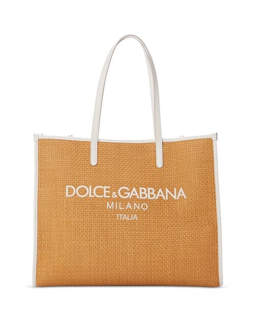 

Тканая сумка-тоут Dolce & Gabbana, цвет Tan/Beige