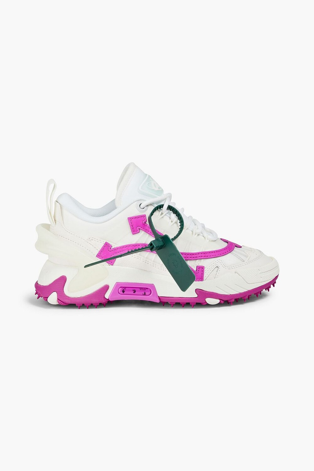 

Кроссовки Odsy-1000 из резины, кожи и сетки Off-White, пурпурный