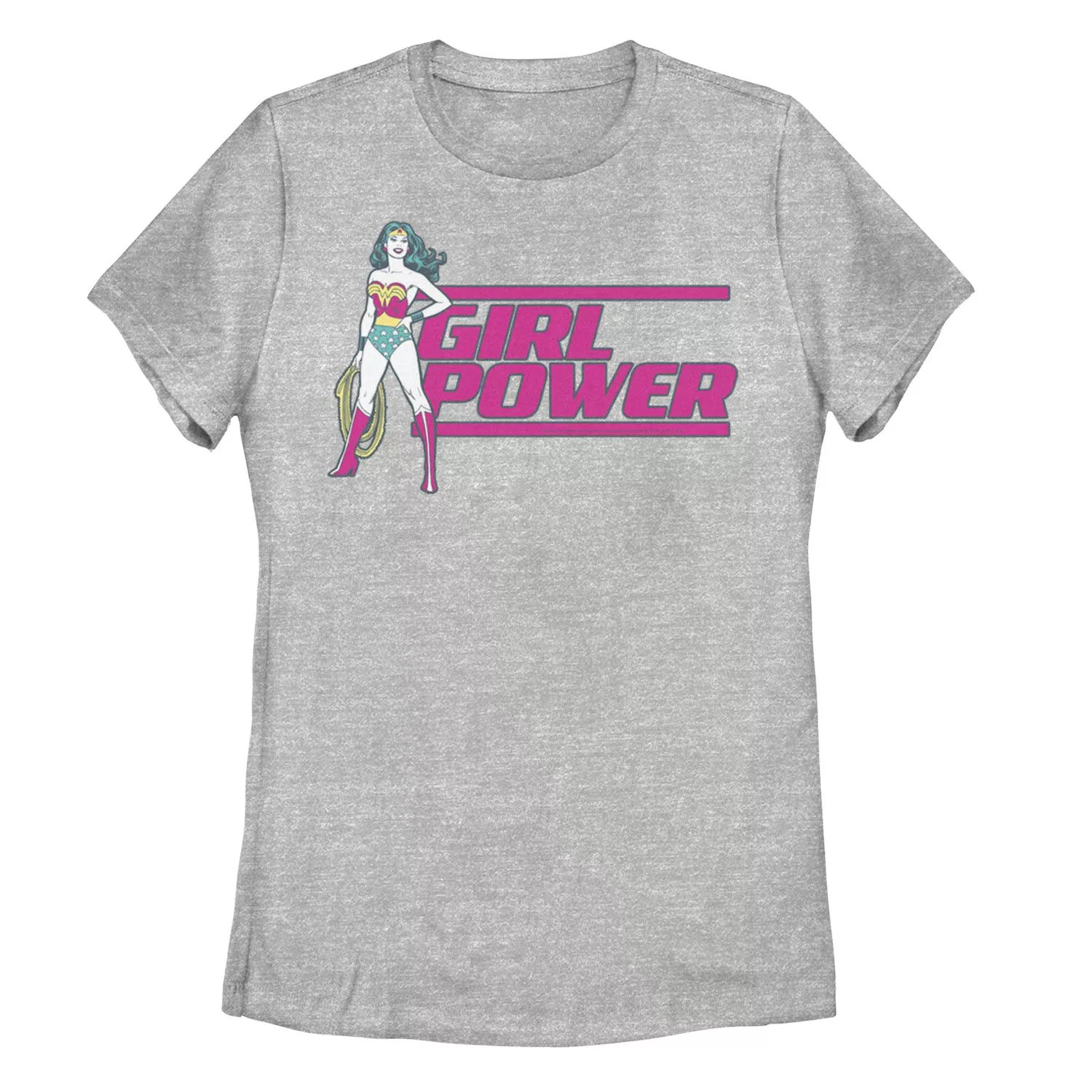 

Футболка с рисунком лассо для юниоров DC Comics Wonder Woman "Girl Power" Licensed Character