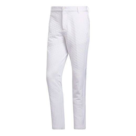 

Спортивные штаны adidas Quilting Pt Golf Sports Training Casual Long Pants White, белый