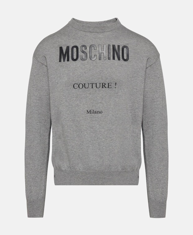 

Джемпер с длинными рукавами Moschino, серый