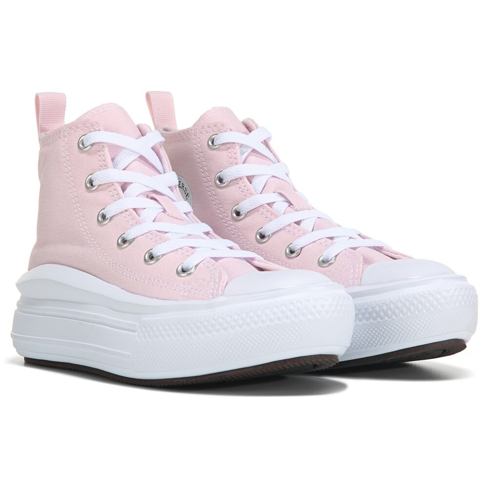 

Детские высокие кеды Chuck Taylor All Star Move Little Kid Converse, розовый