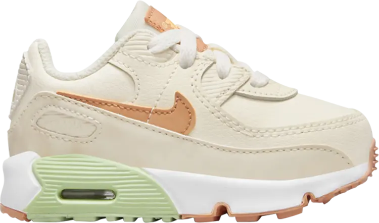 

Кроссовки Air Max 90 Leather TD 'Pale Ivory Amber Brown', кремовый