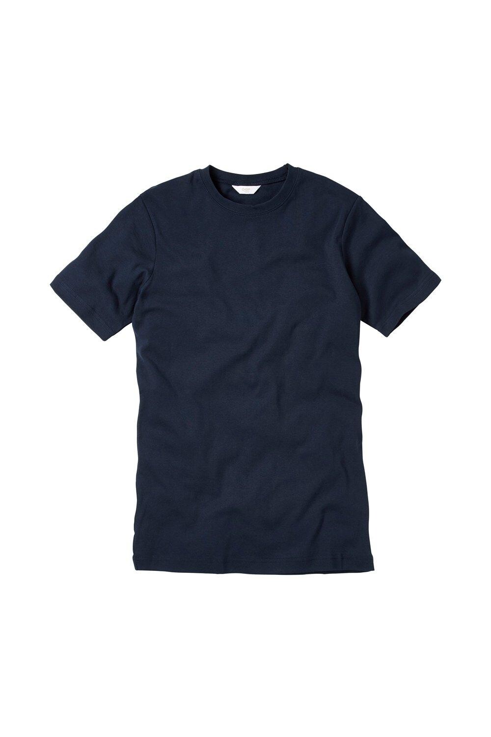 

Базовый топ с короткими рукавами Cotton Traders, синий