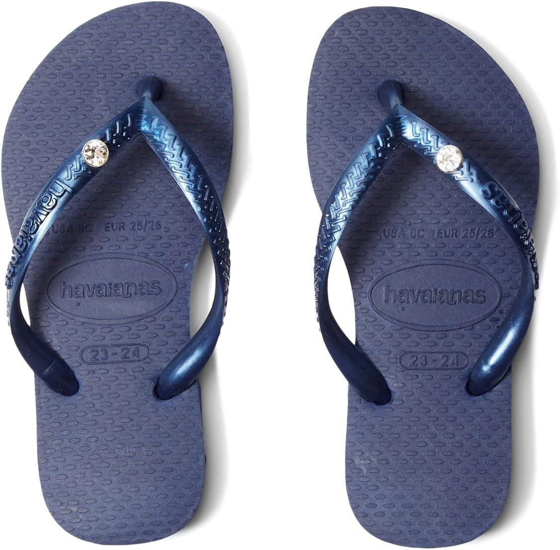 

Шлепанцы Slim Crystal SW II Flip Flop Sandal Havaianas, темно-синий