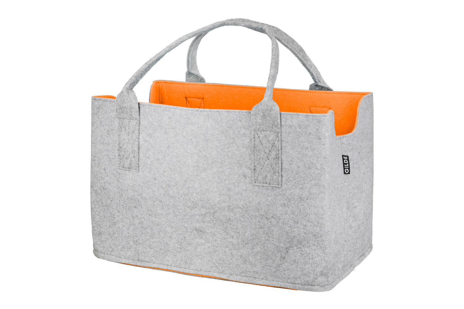 

Сумка шоппер GMD Living Filztasche COLORFUL, цвет Grau & Orange
