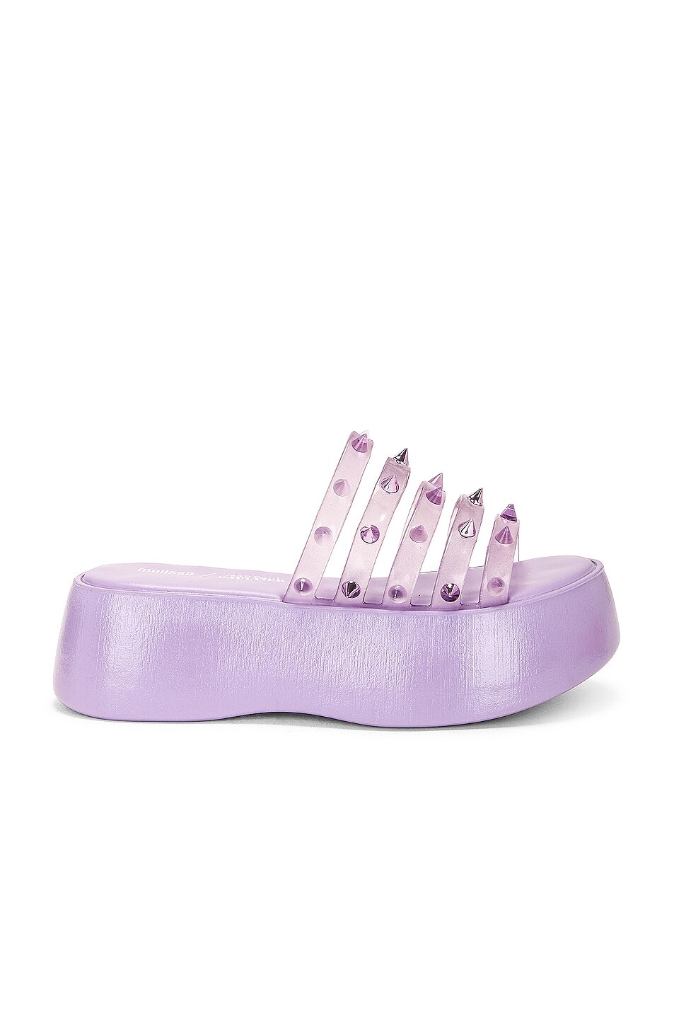 

Сандалии Jean Paul Gaultier X Melissa Becky Punk Love Slide, цвет Lila