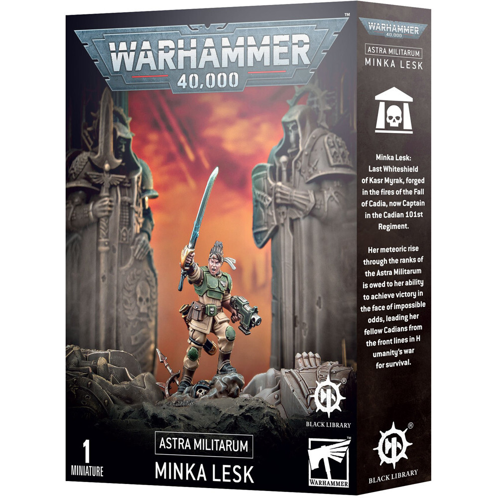 

Миниатюра Games Workshop Warhammer 40K: Astra Militarum - Minka Lesk