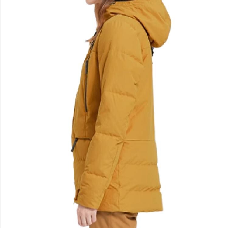 Лыжная куртка женская желтая The North Face