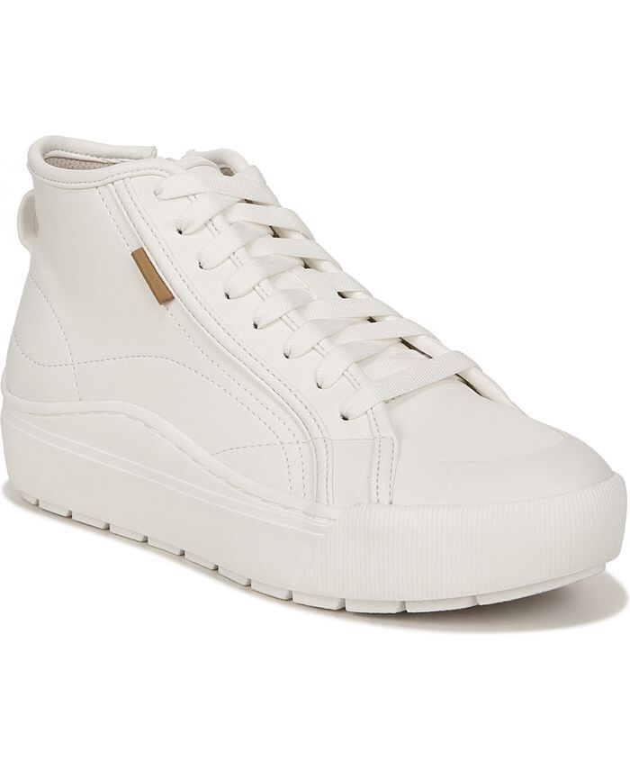 

Женские кроссовки на платформе Time Off Hi2 Dr. Scholl's, цвет White Faux Leather, Белый