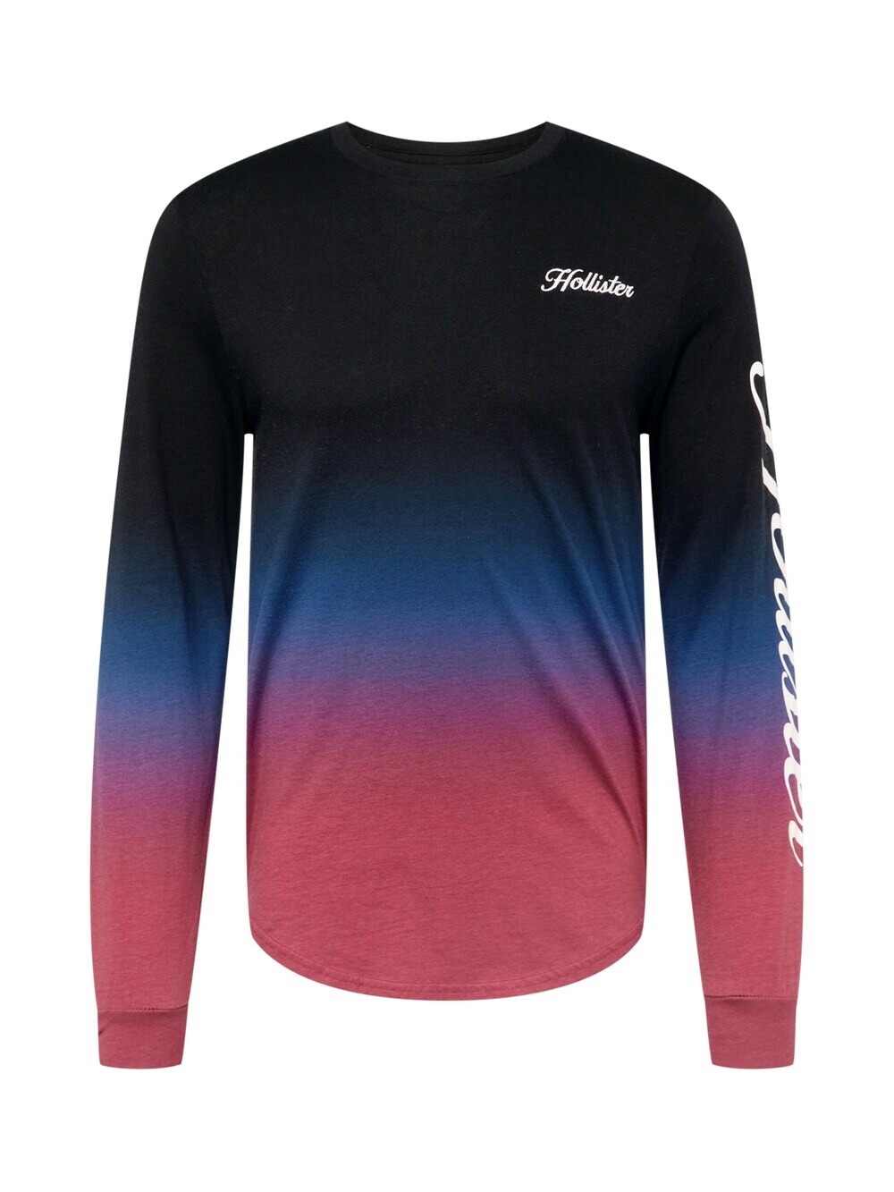 

Футболка Hollister, синий/морской синий/ржаво-красный