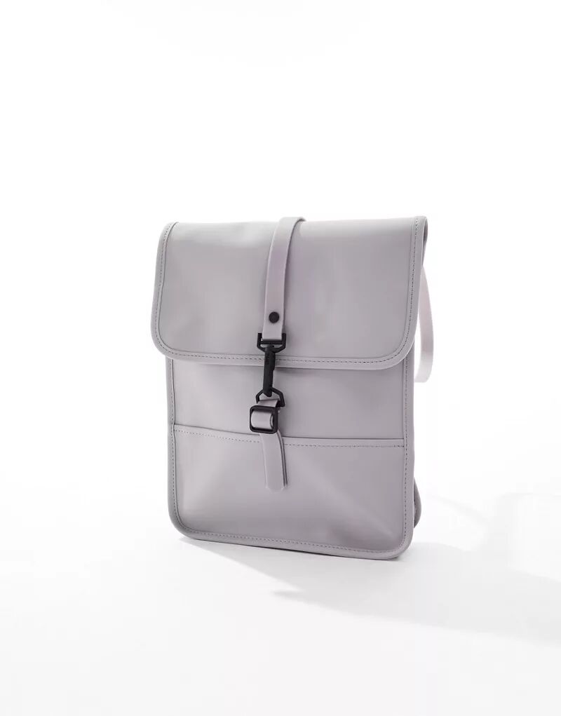 Водонепроницаемый рюкзак унисекс Rains 13010 Micro кремнево-серого сиреневого цвета