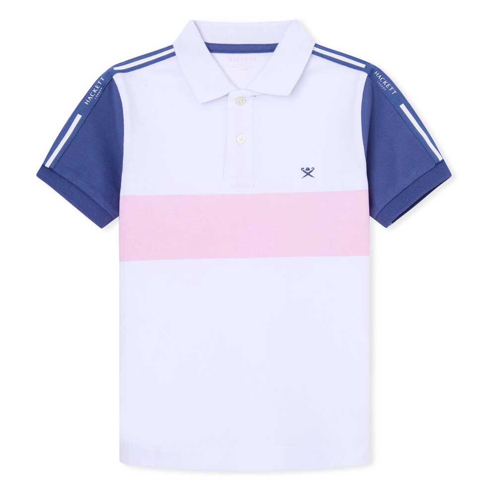 

Поло с коротким рукавом Hackett Tape Kids, фиолетовый