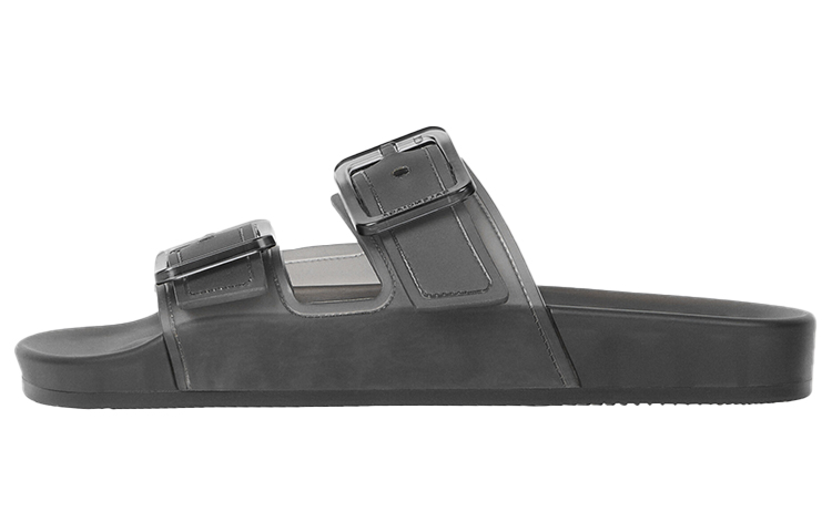 Прозрачные черные сандалии Balenciaga Mallorca сандалии mallorca slide sandals balenciaga серый
