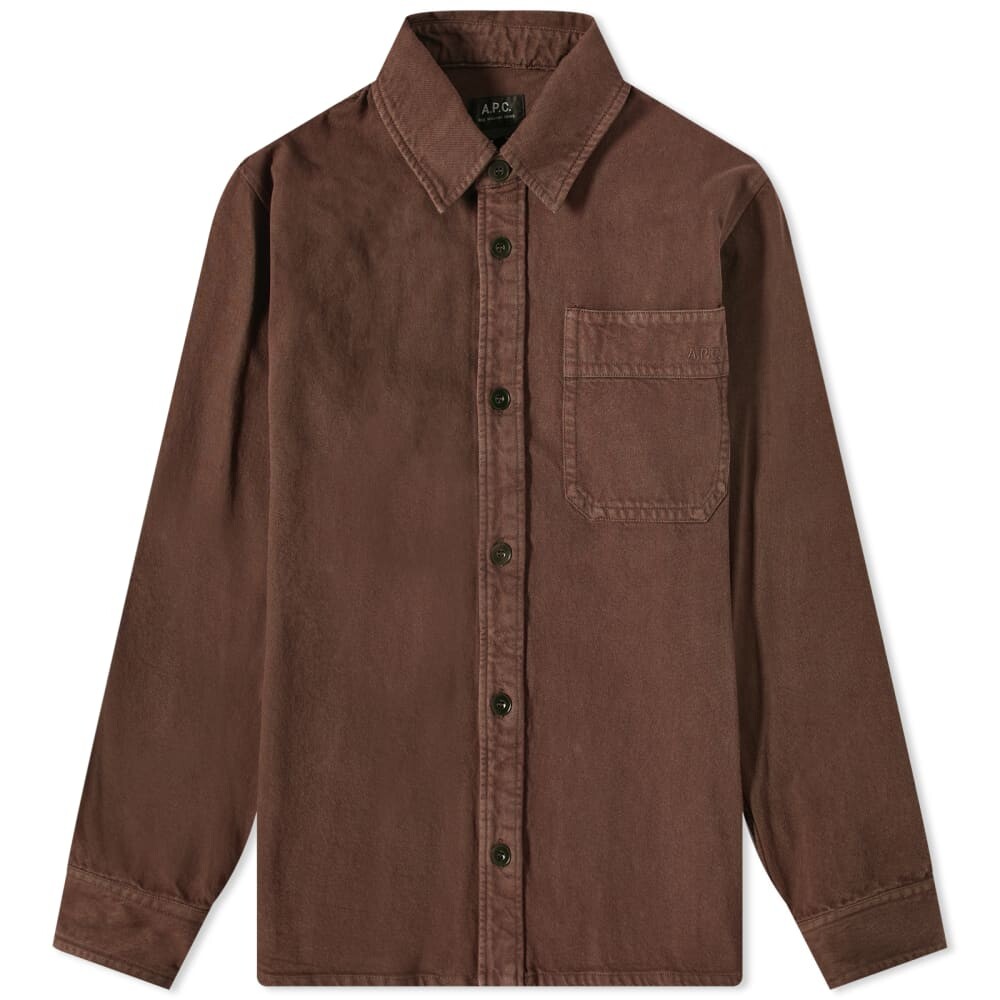 

A.P.C. Джинсовая рубашка Basile, коричневый