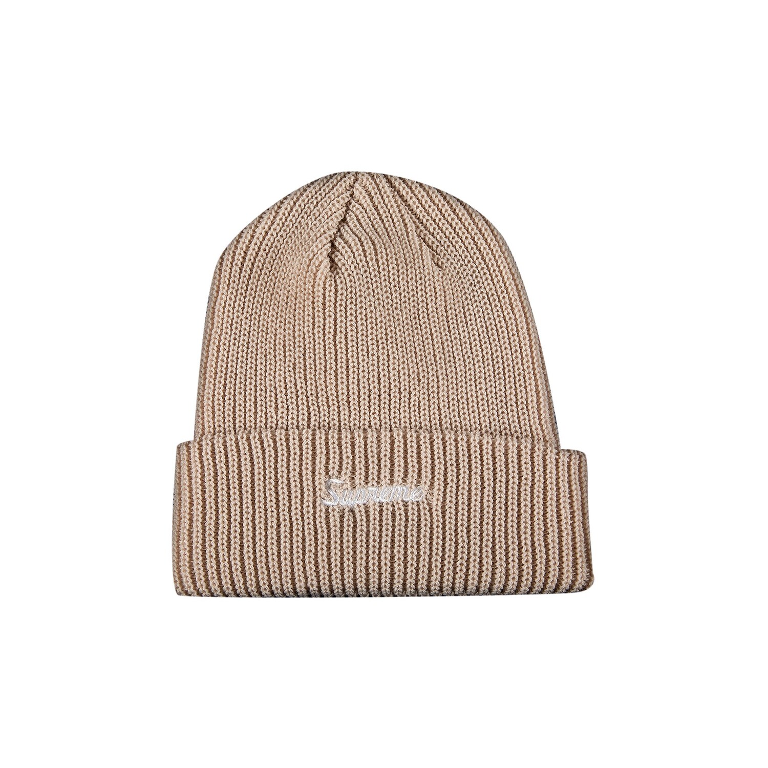 

Шапка-бини Supreme свободного кроя, темно-серого цвета