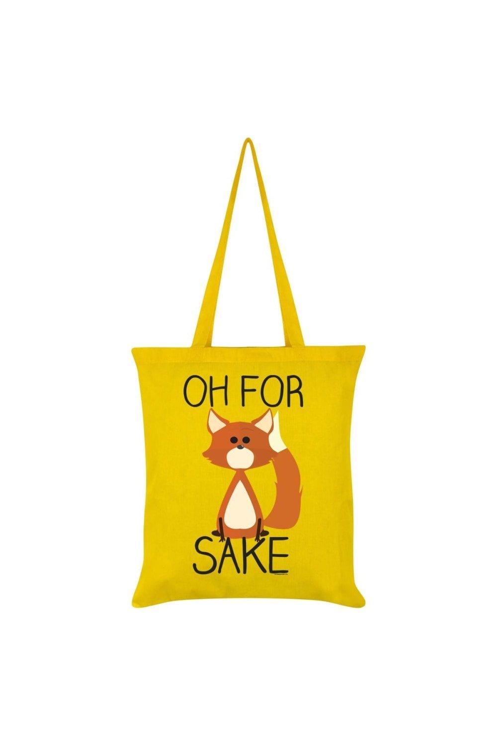 Большая сумка Oh For Fox Sake Grindstore, желтый