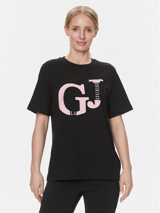 

Футболка стандартного кроя Guess, черный