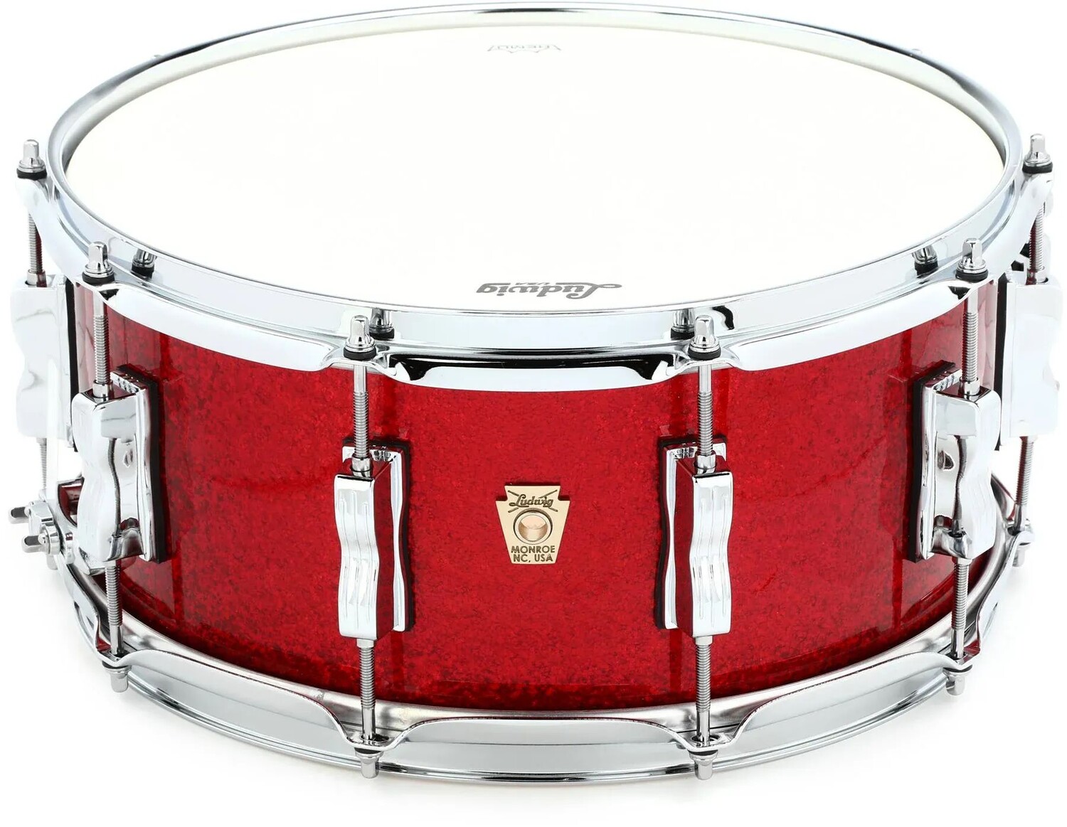 

Малый барабан Ludwig Classic Maple — 6,5 x 14 дюймов — Red Sparkle