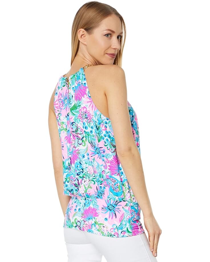 

Топ Lilly Pulitzer Bowen Top, цвет Mandevilla Baby Paradise Petals