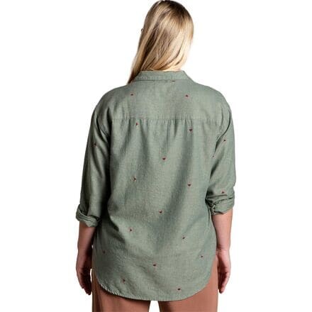 

Рубашка Eddy Boyfriend с длинными рукавами женская Toad&Co, цвет Hearts Embroidery