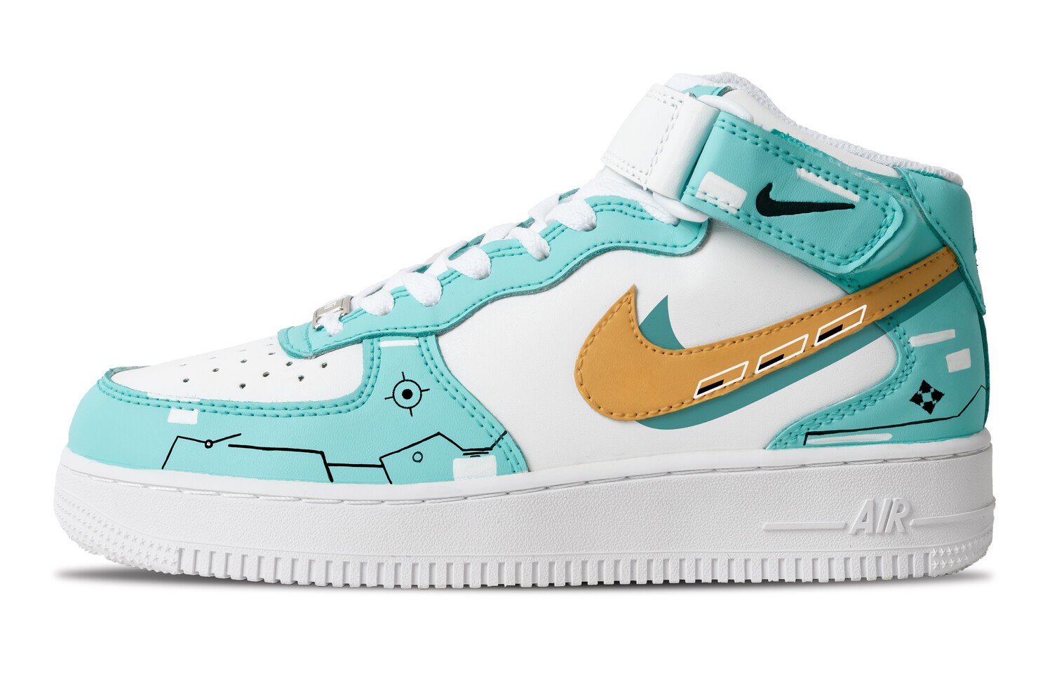 

Мужские кроссовки для скейтбординга Nike Air Force 1, White