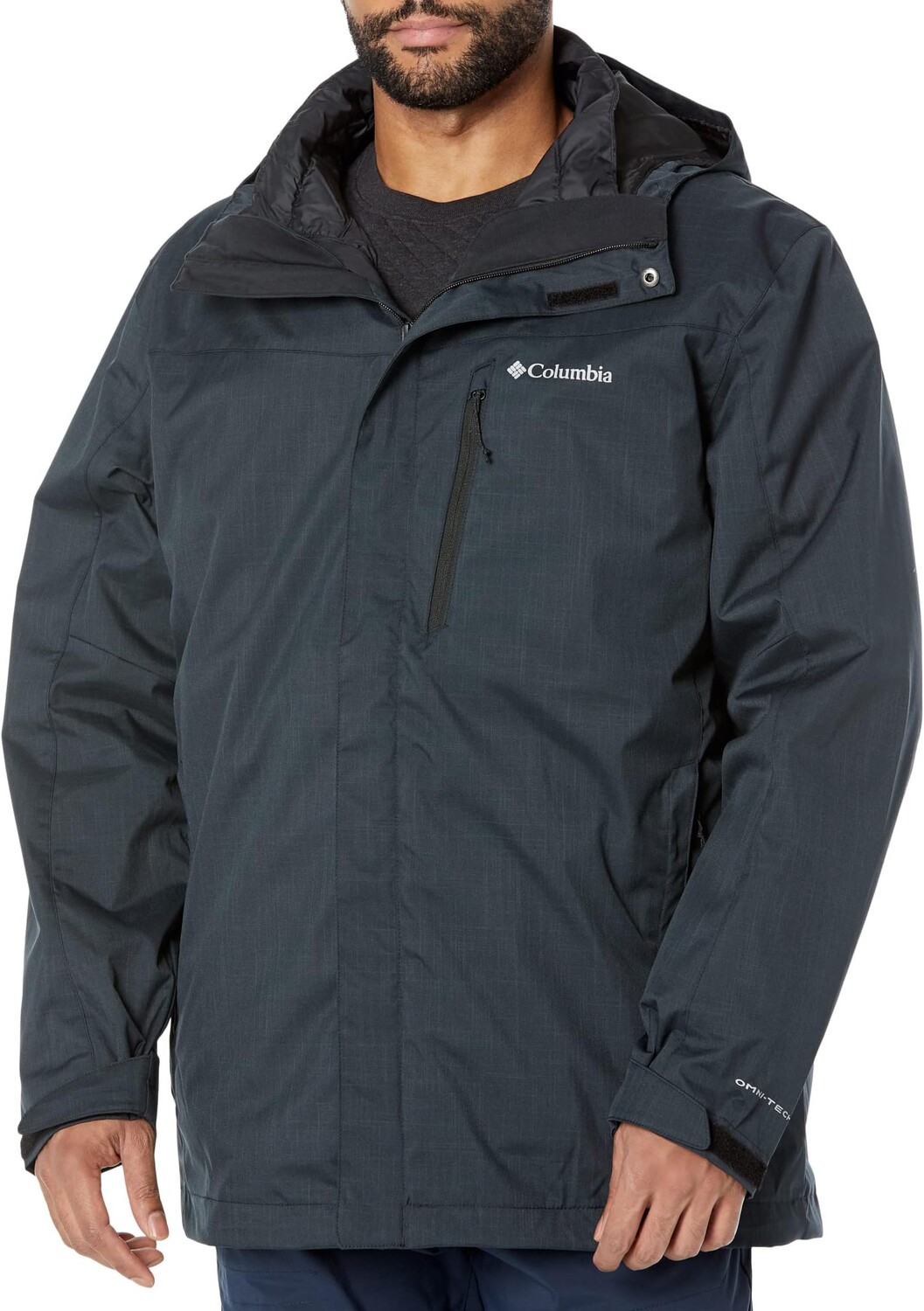 

Куртка Big & Tall Whirlibird IV Interchange Jacket Columbia, цвет Black Melange
