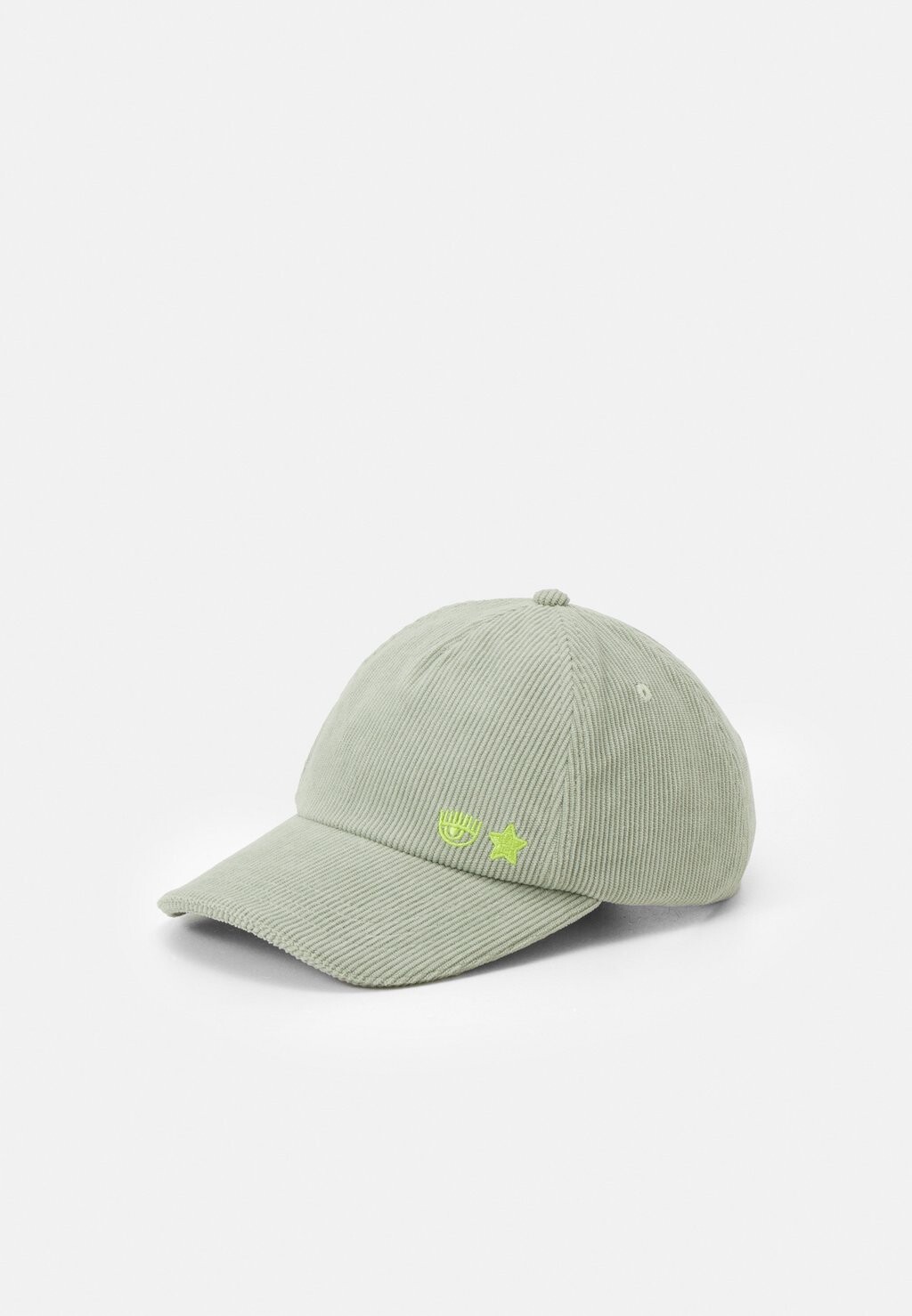 

Кепка CHIARA FERRAGNI БЕЙСБОЛКА С ПАНЕСАМИ, цвет fog green