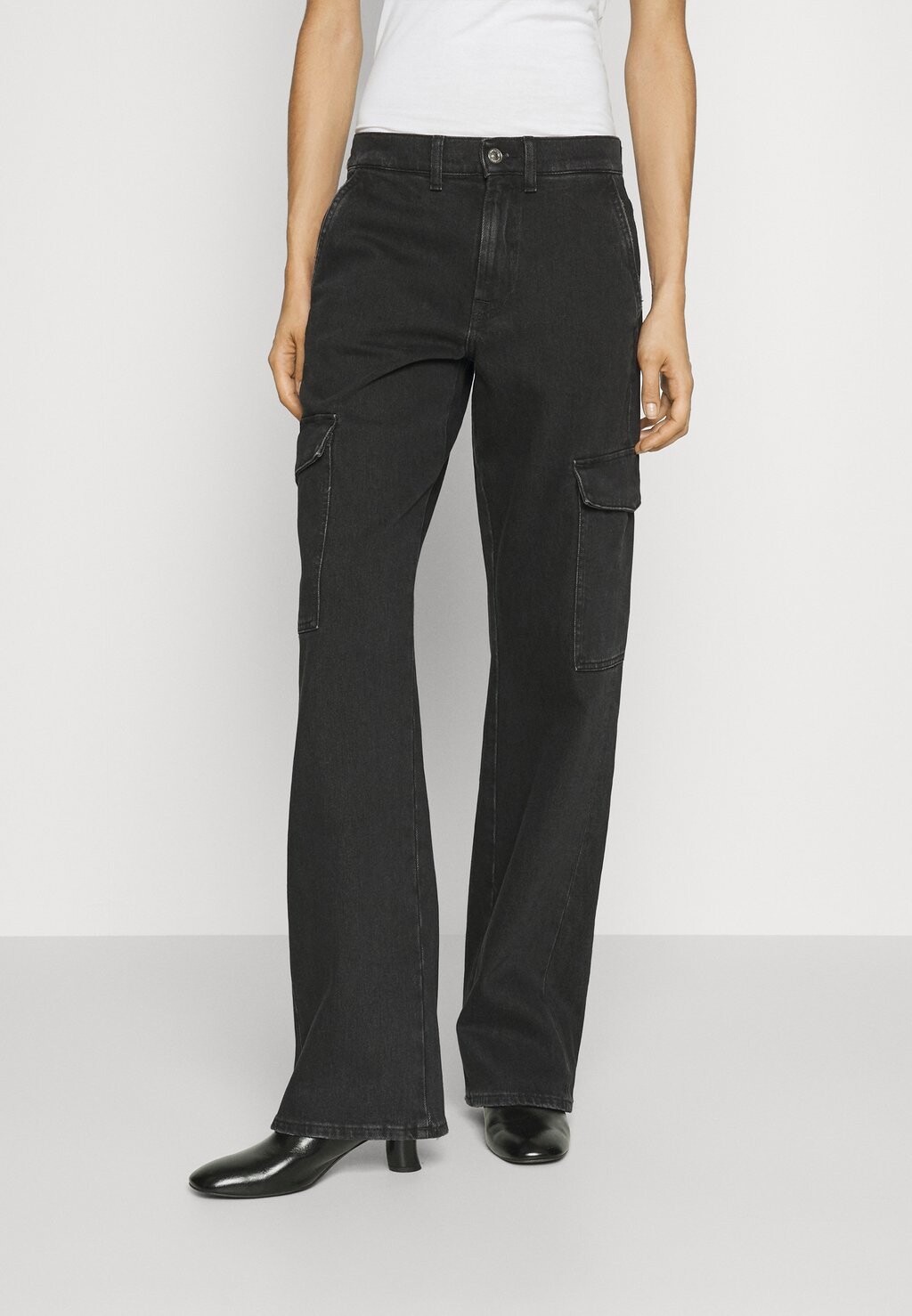 

Джинсы свободного кроя 7 for all mankind, черный