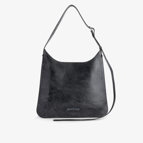 

Кожаная сумка через плечо platt с фирменной нашивкой Acne Studios, черный