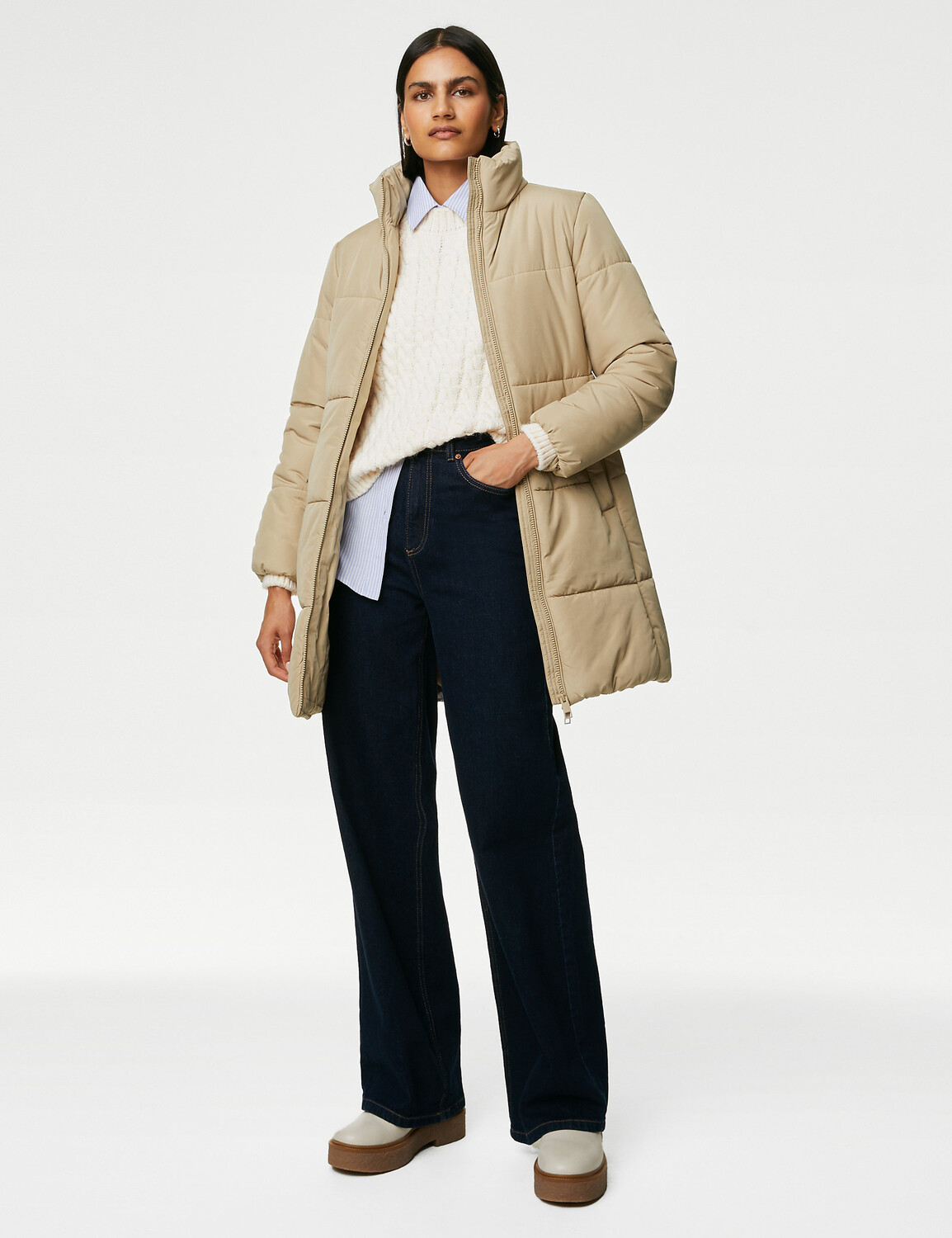 

Пуховик Thermowarmth из переработанных материалов Marks & Spencer