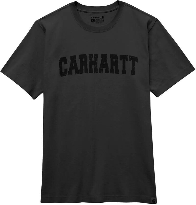 

Мужская футболка с короткими рукавами и логотипом Carhartt Collegiate, черный