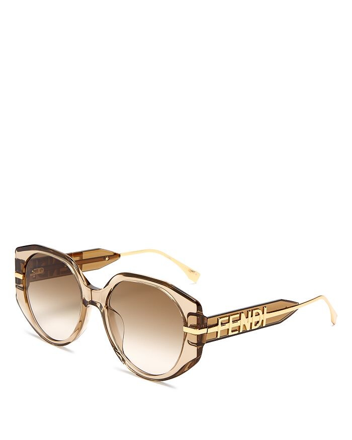 

Овальные солнцезащитные очки Fendigraphy, 54 мм Fendi