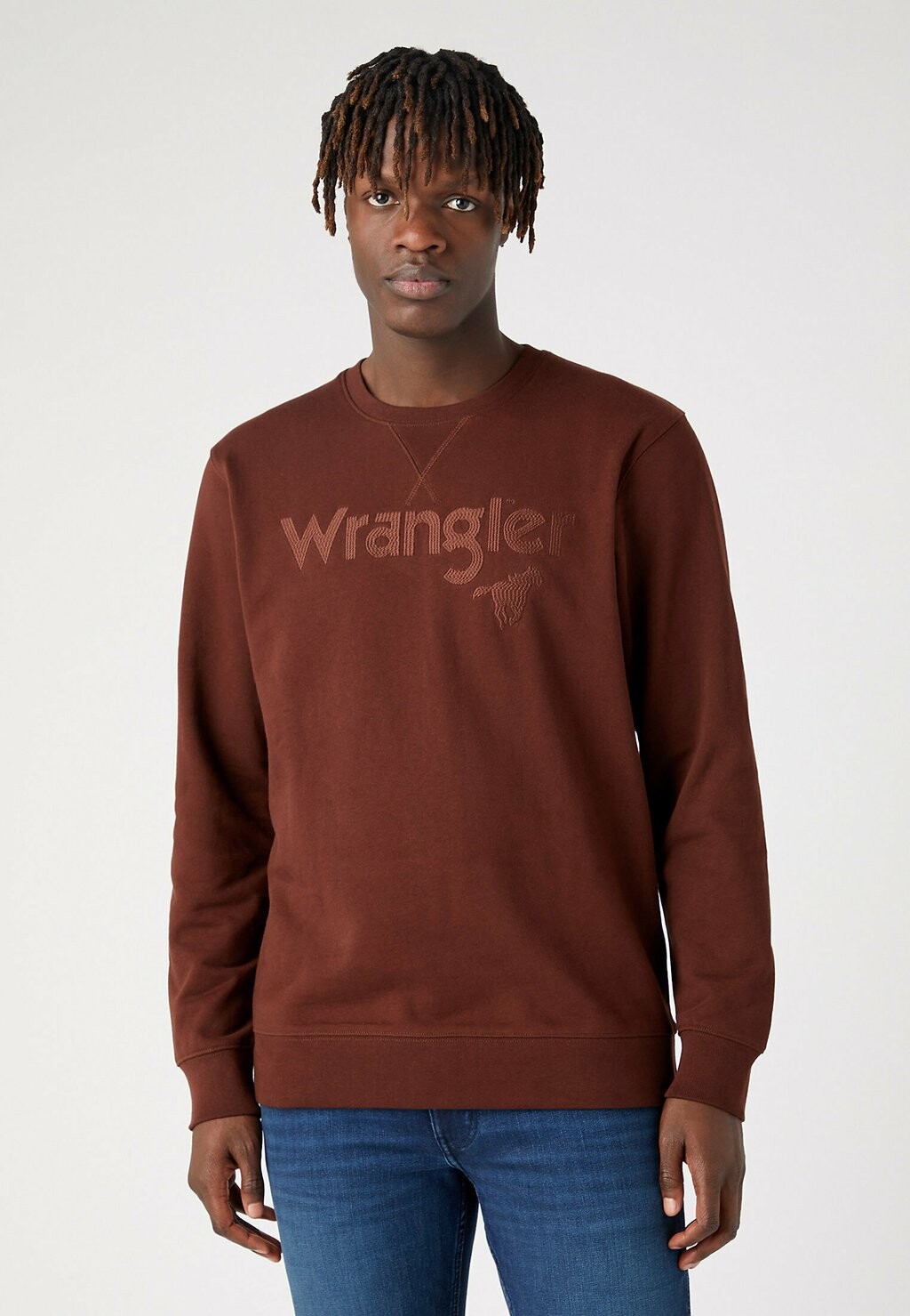 

Толстовка Crew Logo Wrangler, цвет potting soil