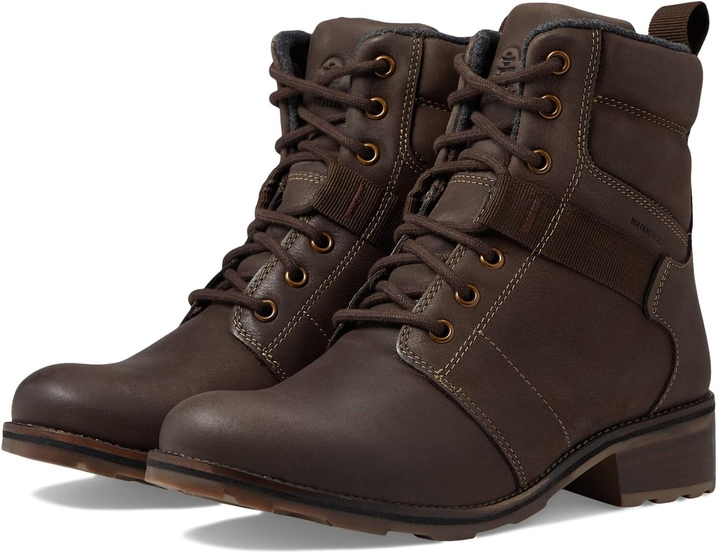 

Ботинки на шнуровке Isabella Mid Kamik, цвет Dark Brown