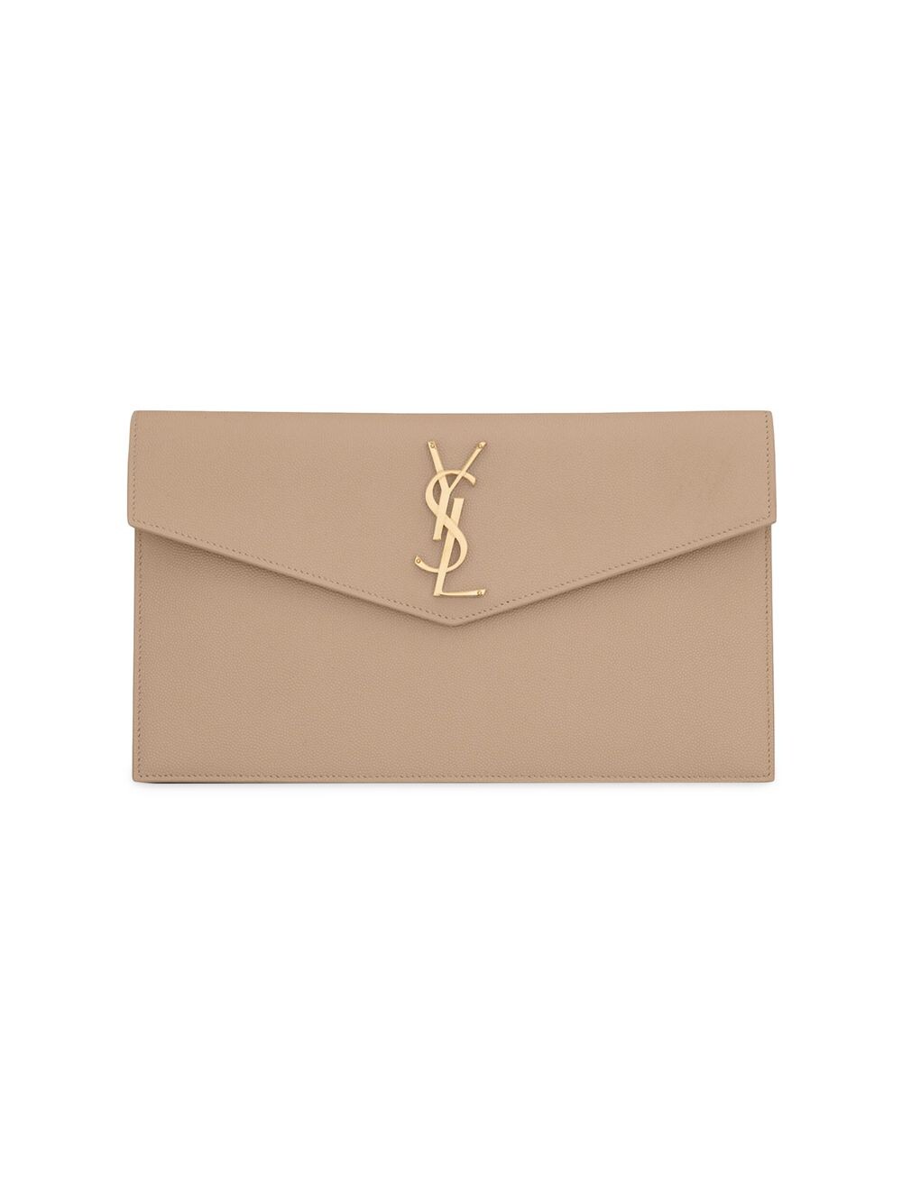 

Кожаный клатч Uptown среднего размера Saint Laurent