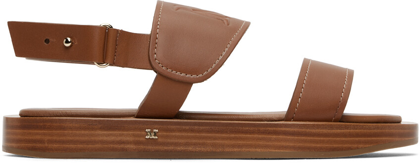 

Коричневые сандалии Diana Max Mara