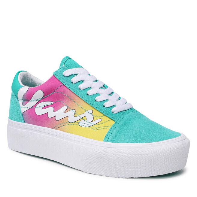 

Кроссовки Vans OldSkool Plat, зеленого цвета