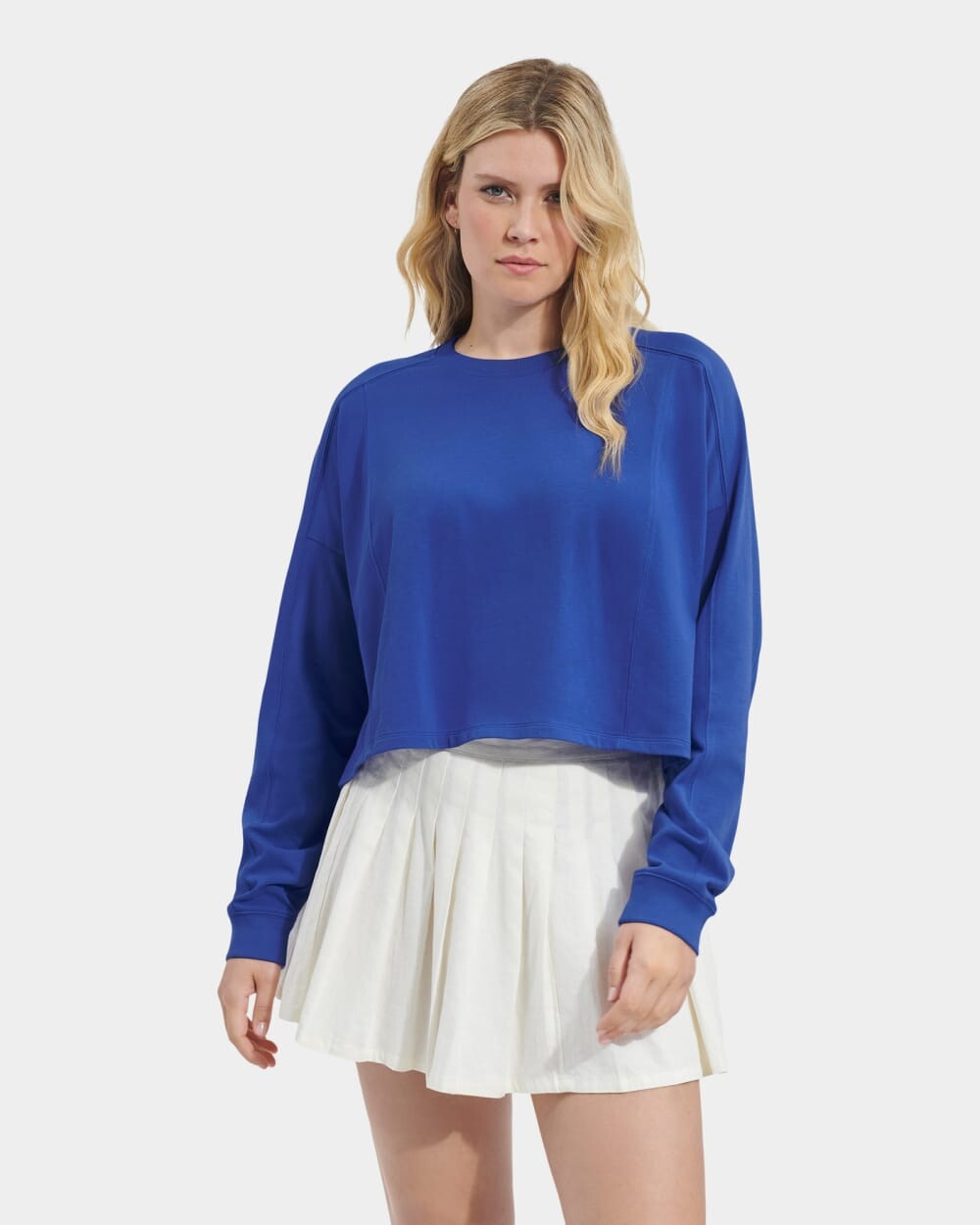 

Лонгслив Delylah Long Sleeve Crop Top UGG, синий